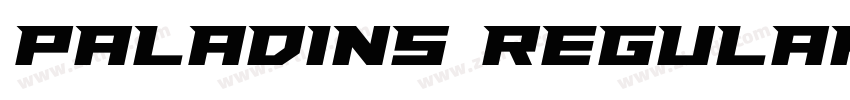 Paladins Regular字体转换